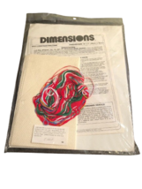 Dimensions 1986 Welcome Christmas Is For Friends Counted Cross Stitch Kit #8333 - $19.79