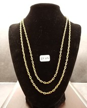 Vintage Gold Tone Chain Necklace 42 inches No Clasp - $14.99