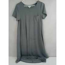 LuLaRoe Jessie Pocket Dress Solid Gray Size XS - £8.33 GBP