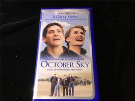 VHS October Sky 1999 Jake Gyllenhaal, Chris Cooper, Laura Dern, Chris Owen - £7.88 GBP