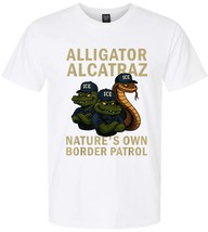 Alligator Alcatraz Ice Natures Own Border Patrol Unisex T-Shirt Printed ... - $21.72 CAD+