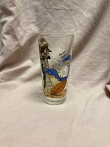 Vintage Wile E. Coyote &amp; Road Runner Pepsi Collector Glass 1976 Looney Tunes - £19.57 GBP