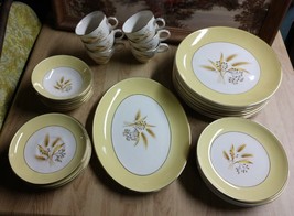 Vintage Autumn Gold Century Service Corporation Dinnerware Plates, Bowls, Cups - £79.12 GBP