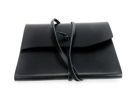 Leather Wrapped Bound Memo Pad, 24&quot; Leather Strap Closure, 70 Pages, PL-... - $12.69