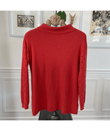Anthropologie Moth Funnel Neck Orange Spice Sweater M - $451.12 MXN