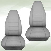 Front set car seat covers fits Ford Explorer 1991-2002  solid silver - $69.76+