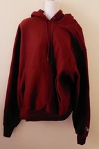 MENS Champion Pullover/Hoodie Heavy  Burgundy Size Large - £11.68 GBP