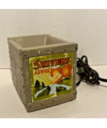 Scentsy “Fruit Crate” Element Wax Warmer Double Sided Peach Fruit 3 Rive... - $306.39 MXN