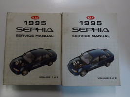 1995 Kia Sephia Service Repair Shop Manual 2 Volume Set Minor Wear Factory Oem - $35.00