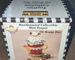 Mum&#39;s World &quot;Teatime Collection&quot; Mini Teapot, &quot;Oh, Happy Day&quot; by Debbie ... - $29.69
