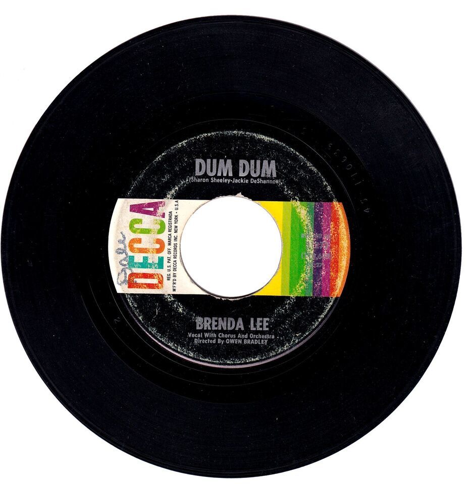 Brenda Lee Dum Dum Eventually 45rpm
