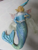 &quot;&quot;MERMAID FAIRY&quot;&quot; - STUFFED AND BEADED WITH HANGER - £8.52 GBP