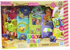 Ugly Dolls Uglyville Unfolded Main Street 4 Panel Playset with Figures by Hasbro - $21.03