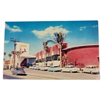 Miami Florida The Dunes Resort Postcard Classic Cars Unposted Vintage Street - £4.26 GBP