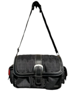 Vituri Fashion SLR Camera Bag AM10110, Black with Pink/Brown Plaid Interior - $26.37