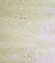 Brassua Lake West Maine Map 1988 USGS Topographical Survey Vintage 27 x ... - $37.50