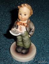 Soloist Goebel Hummel Figurine #135/0 TMK6 Boy With Sheet Music - CUTE GIFT! - £63.00 GBP