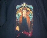 TeeFury Doctor Who Large &quot;Allons-y&quot; David Tennant Tribute MeganLara NAVY - £11.36 GBP