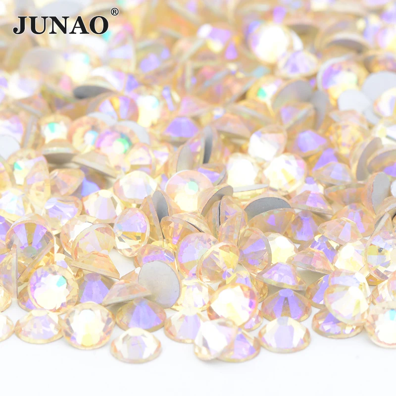 Sporting Junao Wholesale SS6 SS8 SS10 SS12 SS16 SS20 SS30 Gl A Rhinestones Flat B - £29.57 GBP