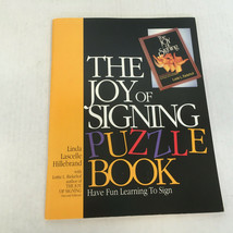 The joy of signing puzzle book have fun learning to sign homeschool lear... - $19.75