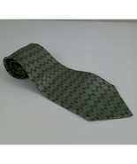 Crazy Horse Silver, Green, &amp; Tan Tie With Diamonds Design - $242.07 MXN