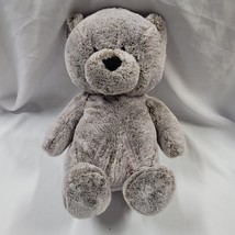 Animal Adventure 2022 Frosted Stuffed Plush Teddy Bear Soft Brown White Gray 13&quot; - £46.54 GBP