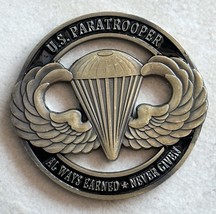 lot of 4 x US Paratrooper Army 82 Nd Airborne Proud  coin - £38.01 GBP