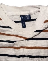 Janie and Jack Baby Shirt 3-6 Months Striped Pocket Short Sleeve Tee image 4