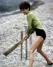 Audrey Hepburn in Two for the Road on set playing cricket 16x20 Canvas Giclee - £55.35 GBP