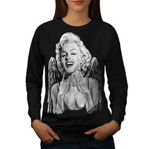 Wellcoda Angel Woman Star Womens Sweatshirt,  Casual Pullover Jumper - £23.10 GBP+