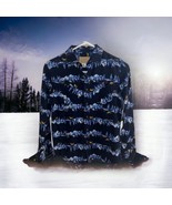 Roebuck and Co Boys Blue Mountains Button Down LSleeve Shirt Size M 10/1... - £17.38 GBP
