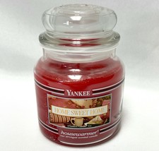 Yankee HOME SWEET HOME Scented Jar Candle Black Band Label 14.5 oz New - £32.24 GBP