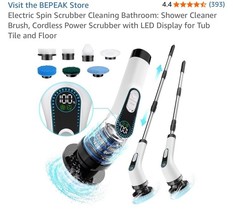 Cordless Electric Spin Scrubber with 7 Replaceable Attachments , Tub Til... - €38,40 EUR