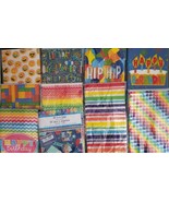 Multicolor Cellophane Loot Bags w Twist Ties  11.5”x5”x3”, 25 Bags/Pk - £2.34 GBP
