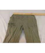 Adult Women&#39;s We&#39;re Together Green Maternity Cargo Pants Olive Color 32009 - $14.16