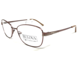Bulova Eyeglasses Frames RIVONA PINK Rose Gold Cat Eye Titanium 53-17-135 - $51.28