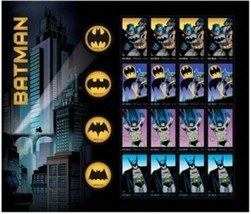 Batman DC Comics Sheet of 20 - Stamps Scott 4928-35 - £21.49 GBP