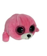 TY BEANIE BOOS 12&quot; MED. PINK PLUSH PIERRE THE SEAL 2016 SUPER CUTE - £11.81 GBP