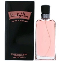 Lucky You by Lucky Brand, 3.4 oz Eau De Toilette Spray for Women - £33.32 GBP