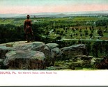 1900s Tuck&#39;s Postcard Gettysburg PA General Warren Statue Little Round T... - $7.87