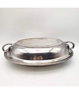 VTG Derby Supply WM Mounts Silver Plated Floral Detail Vegetable Dish 4433 - £15.75 GBP
