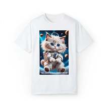 Cat Breeds in Space - The Ragdoll Breed - Unisex Garment-Dyed T-shirt - £22.77 GBP+