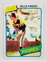 1980 Topps Rollie Fingers San Diego Padres #651 GD/VG - £1.06 GBP