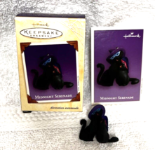 2003 Hallmark Midnight Serenade Black Cats Halloween Ornament MIB w Pric... - $18.32