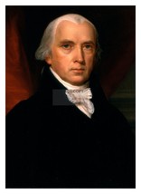 JAMES MADISON 4TH PRESIDENT OF THE UNITED STATES PORTRAIT 5X7 PHOTO REPRINT - £6.66 GBP