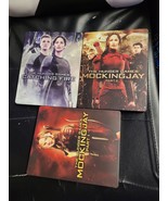 LOT OF 3: The Hunger Games: Mockingjay, Part 1 + P 2 + CATCHING FIRE[STE... - $14.84