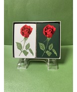 vintage Lord &amp; Taylor Playing Cards - box of 2 decks - Rose design - £8.77 GBP