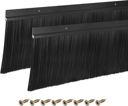 Uxcell 2Pcs Door Brush Bottom Sweep H-Shape Aluminum Alloy, 35-Inch L, B... - $72.99