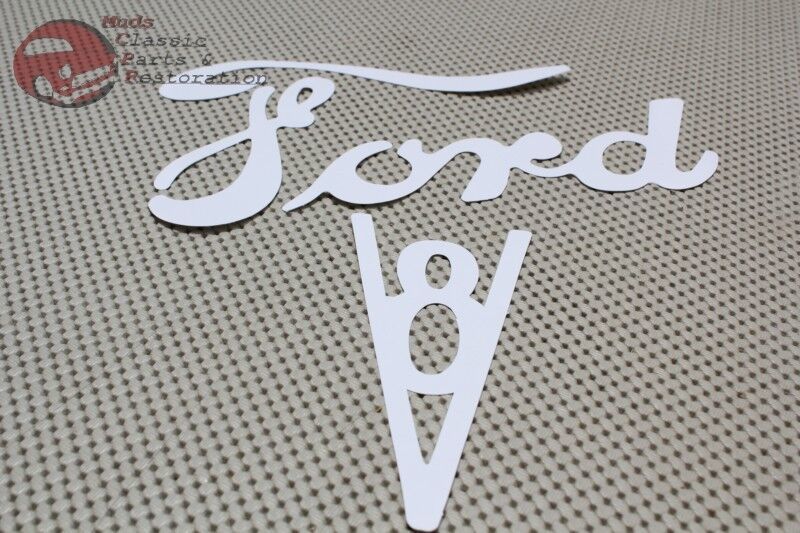 Ford Pickup Truck Paint Stencil Original Tailgate Lettering V8 Logo ...