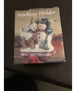 Polystone Stocking Holder Reindeer and Snowman - £7.47 GBP